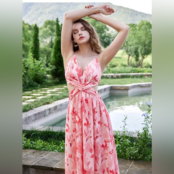 Backless A line Dress | Size M - Picture 6 of 6